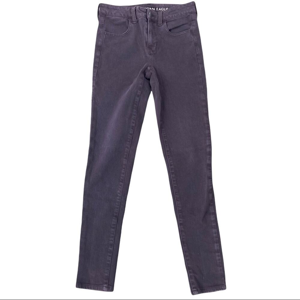 American Eagle Hi-Rise Jeggings In Purple Women's Size 2 Reg
